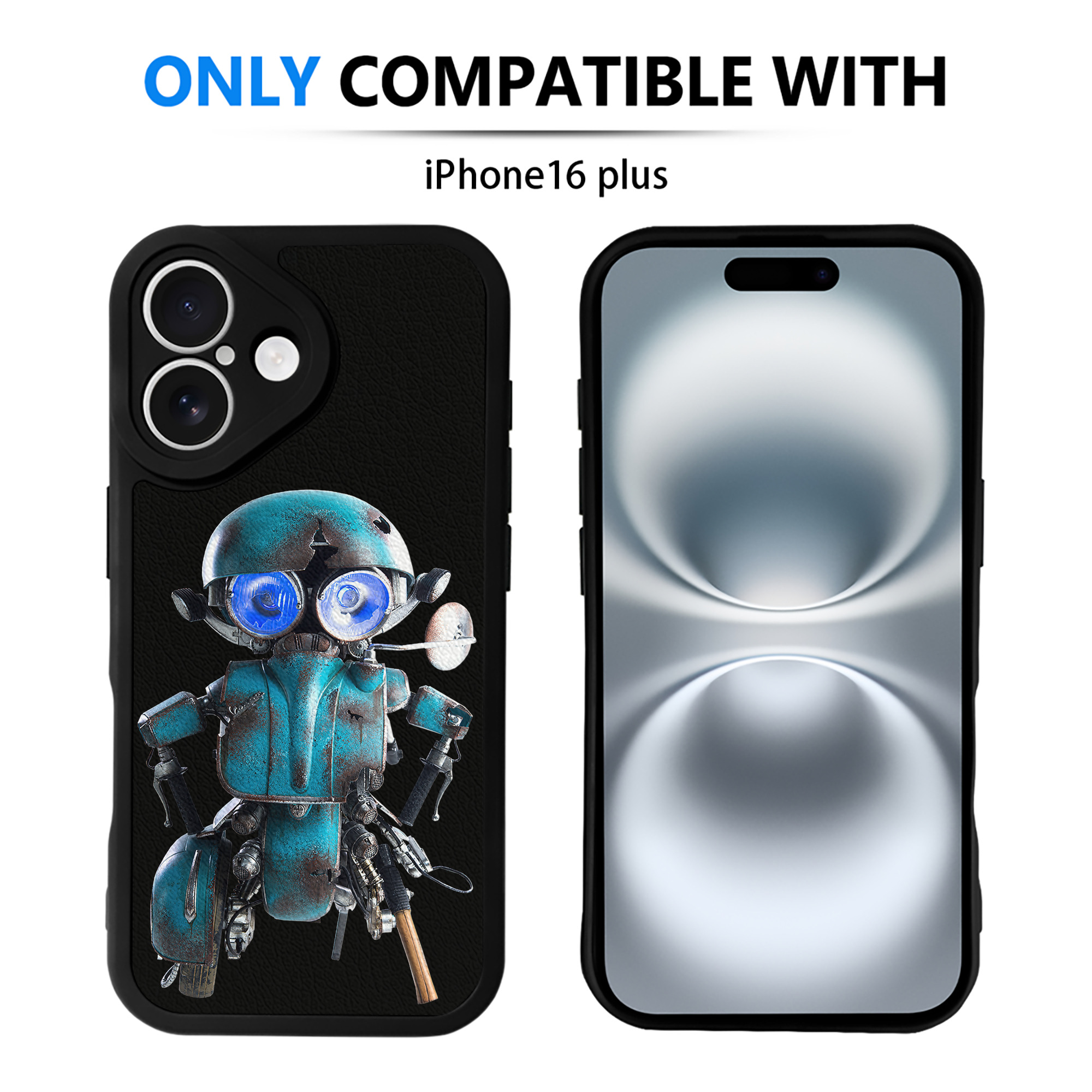 （画像用）  【iPhone 16シリーズ対応】シリコンスマホケース（レザー調） 材質：シリコン